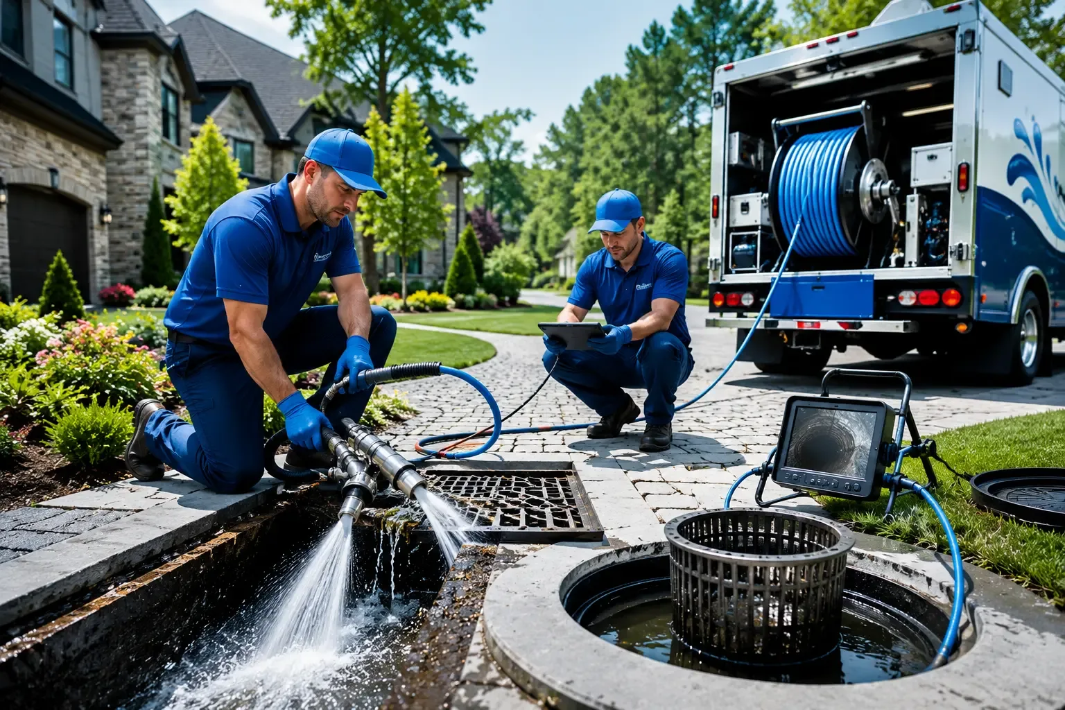 Local outdoor drain cleaning professionals in Leland, MI